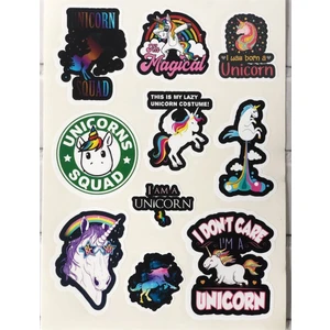 Unicorn Sticker Seti