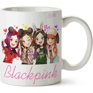 Art Hediye Blackpink Black Pink Karakterler Kupa Bardak