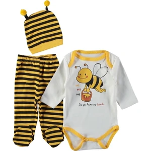 Arılı Şapkalı Bebek Takım