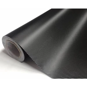 3D Karbon Fiber Folyo Siyah 127 cm x 1 Metre Kaplama Folyosu