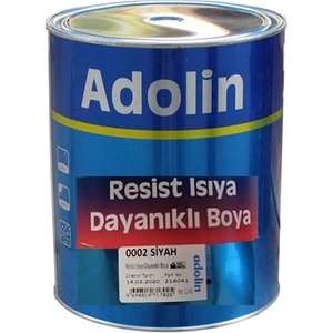 Resist 600 dereceye Isıya Dayanıklı Boya 2.5 Kg. Siyah