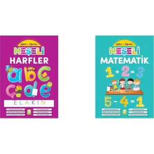 Ema Çocuk Eğitici-Öğretici Neşeli Harfler + Neşeli Matematik