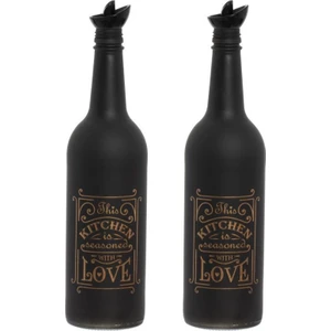 Ikili  750 cc Mat Siyah Cam Yağlık