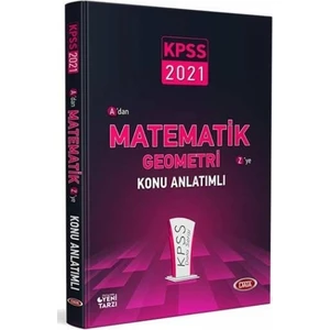 Data Yayınları 2021 KPSS Matematik Geometri Konu Anlatımlı