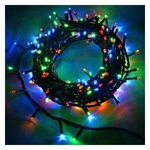 10 Metre 100 LED Yılbaşı Süslemesi LED Işık - Karışık Renkli