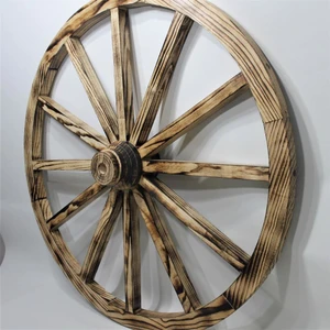 Otantik Çarşı Ahşap At Arabası Tekeri 100 Cm.