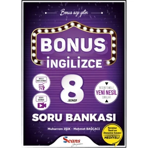 Seans Yayınları Bonus 8. Sınıf İngilizce Soru Bankası