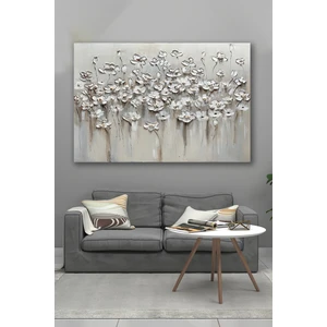 Hediyeler Kapında 90X130 Soğuk Çiçekler Kanvas Tablo