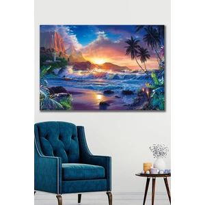 Hediyeler Kapında 100x140 Tropical Kanvas Duvar Tablo