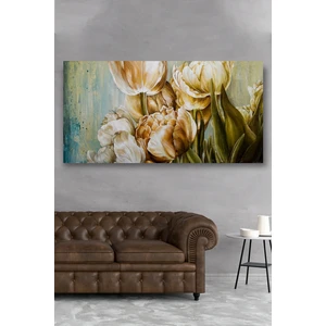 Hediyeler Kapında 60X120 Lale Bahçesi Kanvas Tablo