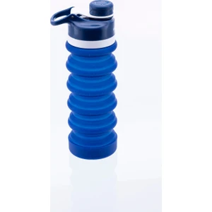Akordiyon Katlanabilir Silikon Su Matarası SL-062 - Lacivert