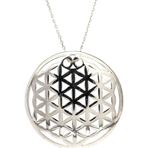 Yaşam Çiçeği Gümüş Kolye