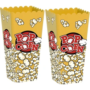 Patlamış Mısır Kutusu Sarı 2 Adet, Pop Corn Servis Kutusu