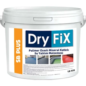 Sb Plus Polimer Mineral Katkılı Su Yalıtımı Kırmızı 18 kg