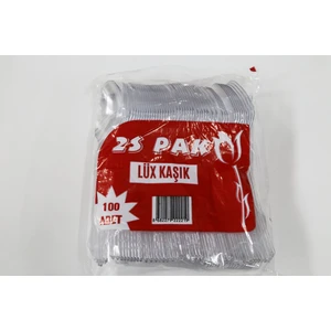 2S Pak Kaşık Plastik 100'lü