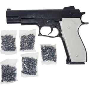 Boncuklu Tabanca + 5 Paket Boncuk