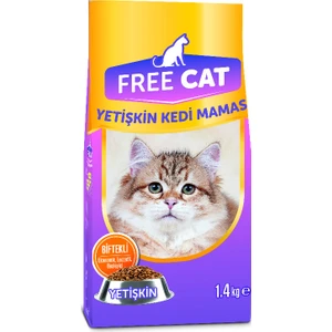 Free Cat Kedi Mama Biftek Yetişkin 1.4 kg