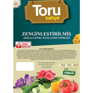 Toru Bahçe  Torf Çiçek Toprağı Saksı Toprağı Bitki Toprağı  10  lt
