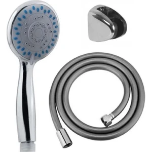 Gediz 4 Fonksiyonlu Duş Başlığı  Pvc Duş Hortumu  Duş Askısı Duş Seti