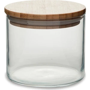 43663 Bamboo Bambu Kapaklı Cam Kavanoz 700 cc