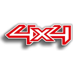 4x4  15 x 5 cm Sticker
