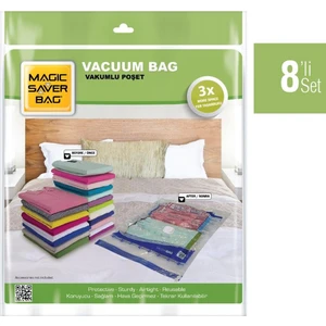 Magıc Saver Bag 8'li Evinde Yer Aç Vakumlu Poşet