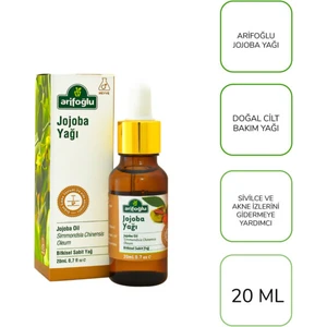 Jojoba Yağı 20 ml-Doğal Cilt ve Saç Bakım Ürünü