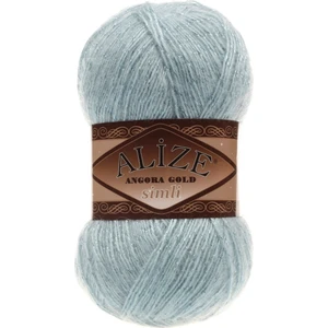 Angora Gold Simli 114 Mint Örgü İpi