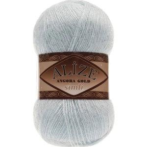 Angora Gold Simli 514 Buz Mavisi  Örgü İpi