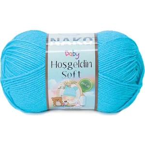 Hoşgeldin Soft 5014 Turkuaz  Örgü İpi