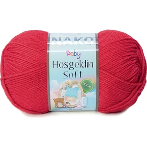 Hoşgeldin Soft 6951 Venedik Kırmızısı  Örgü İpi