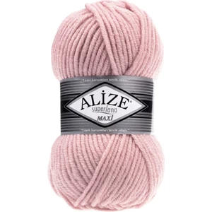 Superlana Maxi Pudra Renkli Örgü İpi %75 Akrilik %25 Yün 100 Gram 100 Metre