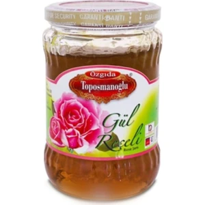 Toposmanoğlu Doğal Gül Reçeli Cam Kavanoz 700 gr