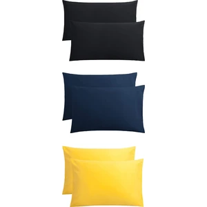 Stella Flavo 6'lı Yastık Kılıfı 50x70+20cm Kapaklı Siyah-Lacivert-Sarı
