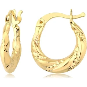 14 Ayar Halka Küpe (Çapı: 1.2cm) W4E28110