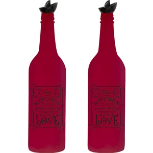 151144-121 Mat Kırmızı 2'li Yağlık-Sirkelik 750 Cc.