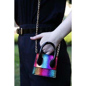 Mini Çantalı Zincir Detaylı Kadın Kemer