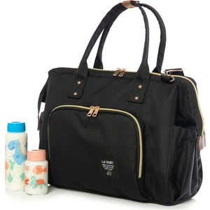Lal Baby Baggage Bag Siyah Omuz Askılı Anne Bebek Bakım Çantası