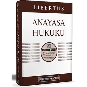 Pegem Akademi Yayıncılık KPSS 2021 A Grubu Libertus Anayasa Hukuku Video Destekli Konu Anlatımı