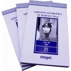 Adisyon Otokopili Numaralı 50X2 145 x 90 mm
