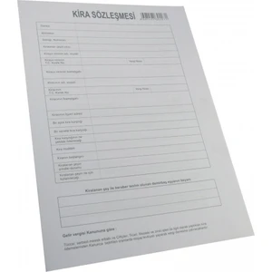 Kira Kontratı Dolu 100'lü