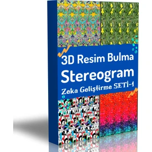 Enine Boyuna Eğitim Stereogram Zeka Geliştirme Seti-1