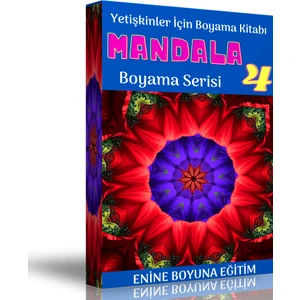 Enine Boyuna Eğitim Yetişkinler Için Boyama Kitap Serisi-4
