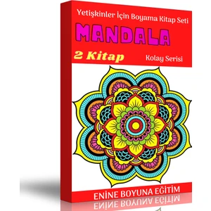 Enine Boyuna Eğitim Yetişkinler Için Başlangıç -Kolay Boyama Kitap Seti -2 Kitap