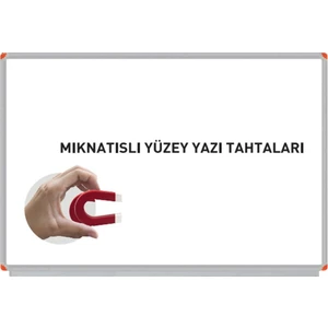 Duvara Monte Mıknatıslı Yüzey Yazı Tahtası 90 x 120 cm Beyaz