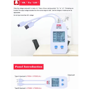 UT658A Serisi USB Güç Ölçer