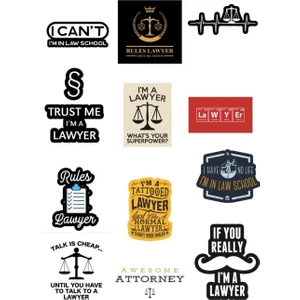 Woohoo Design  Avukat Sticker 60