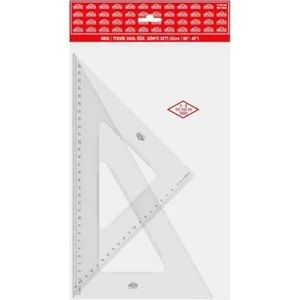 Teknik Okul Öğrenci Gönye Seti 32CM 60-45D
