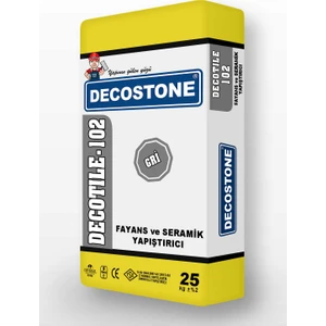Decostone Fayans Yapıştırıcı Gri 1 kg