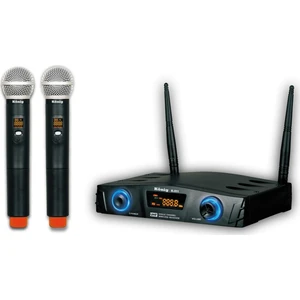 K-312 Çift El 16 Kanal Uhf Telsiz Mikrofon